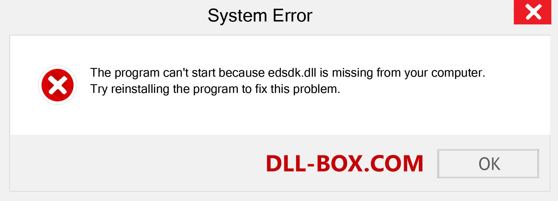  edsdk.dll file is missing?. Download for Windows 7, 8, 10 - Fix  edsdk dll Missing Error on Windows, photos, images